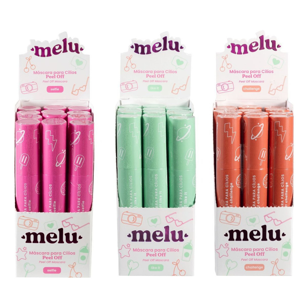SEM Box C4/12/6 Unidades Mascara Para Cílios Melu By Ruby Rose em Oferta na Shopee