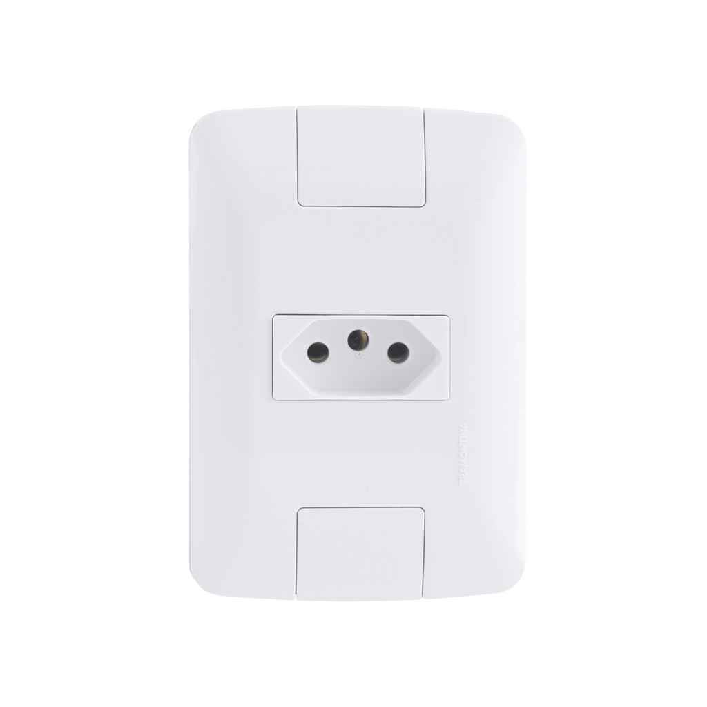 Conjunto Tomada Elétrica 4x2 2P+T 20A 250V Tramontina Aria em Oferta na Shopee