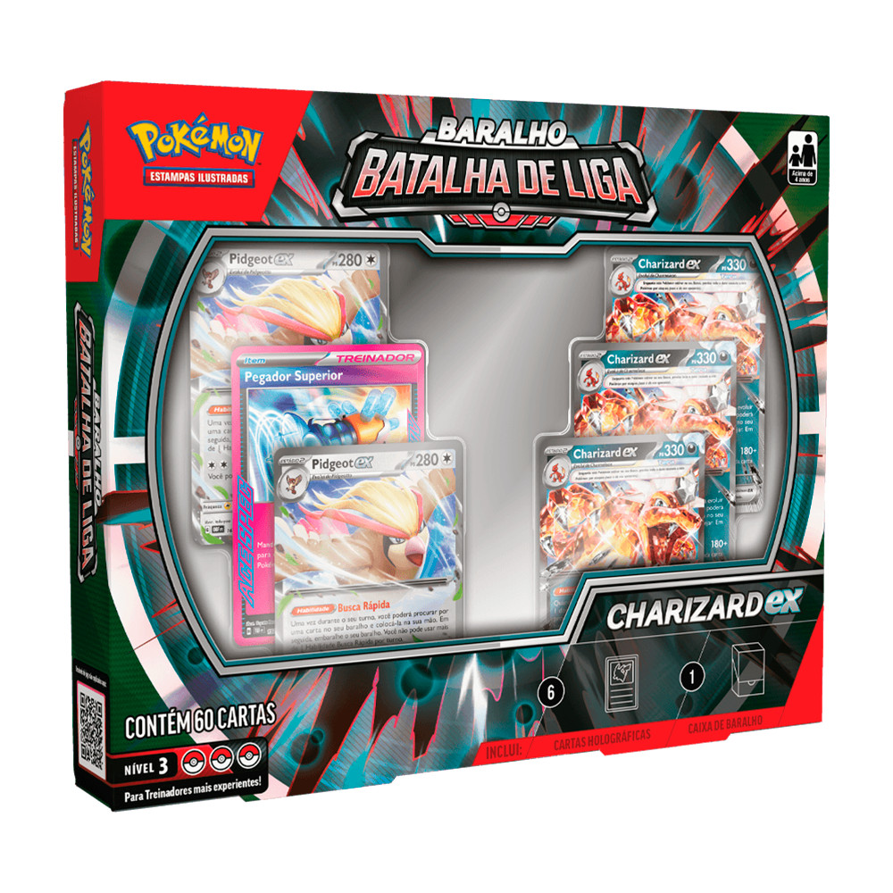 Deck Pokémon Batalha de Liga: Charizard EX em Oferta na Shopee