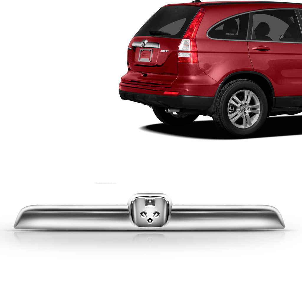 Moldura Friso Tampa Traseira Crv 2007 2008 2009 2010 2011 Cromada