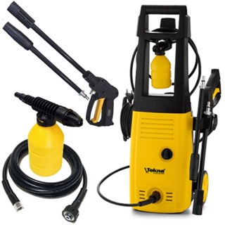 Lavadora de Alta Pressão 1400W com Shampoozeira, Rodas e Alça Longa HLX TEKNA em Oferta na Shopee
