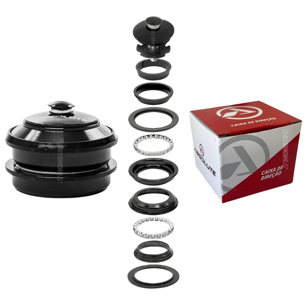 Caixa De Direção P/ Bicicleta Ahead Set Jogo Mega Over 44mm em Oferta na Shopee