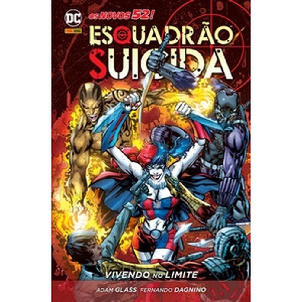 Livro Esquadrão suicida: vivendo no limite por ADAM GLASS Editora GRUPO PANINI