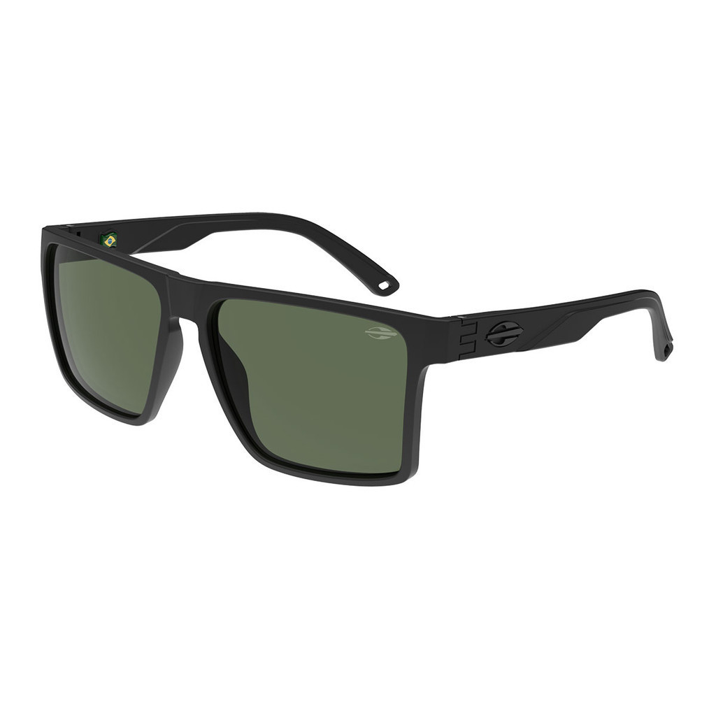 Óculos Solar Mormaii Monterey 2 M0166a1471 Preto Fosco Lente Verde cat1