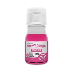 Corante Liquido Rosa Cereja 10ml Mix