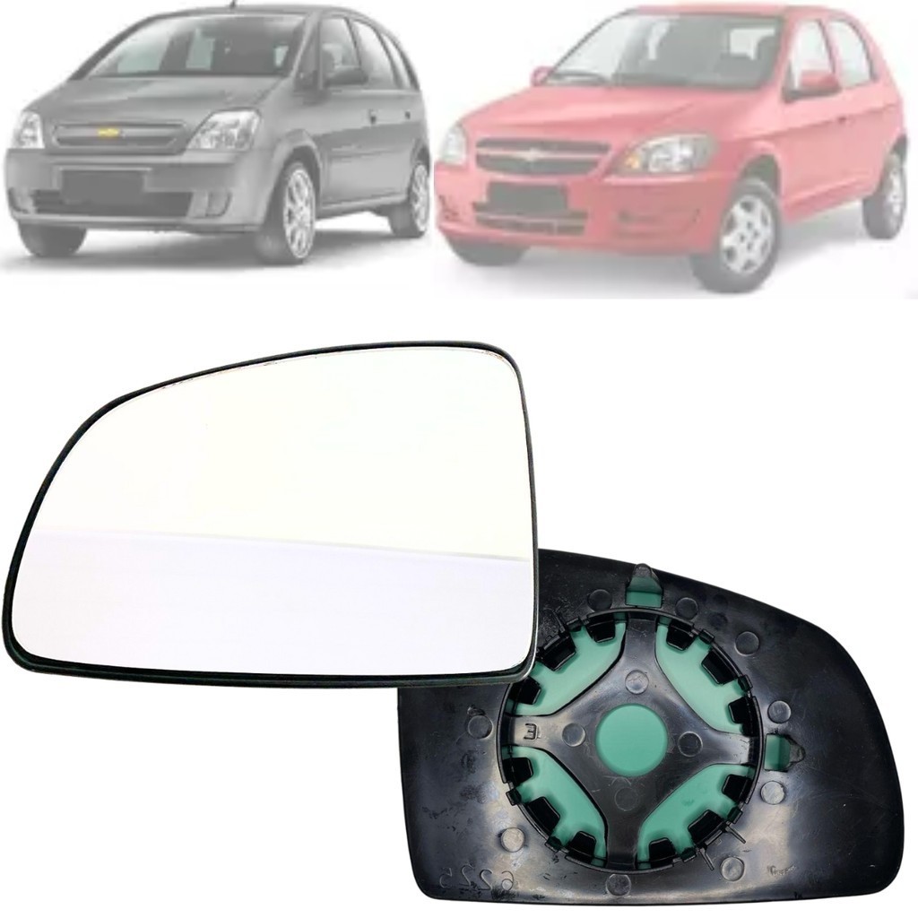 Vidro Espelho Retrovisor Meriva 03/15 Celta Prisma 08/15 Le