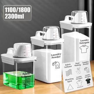 Usado para Amaciador de Pó Amaciador de Pó Dispensador de Detergente Selado Tanque Vazio à...