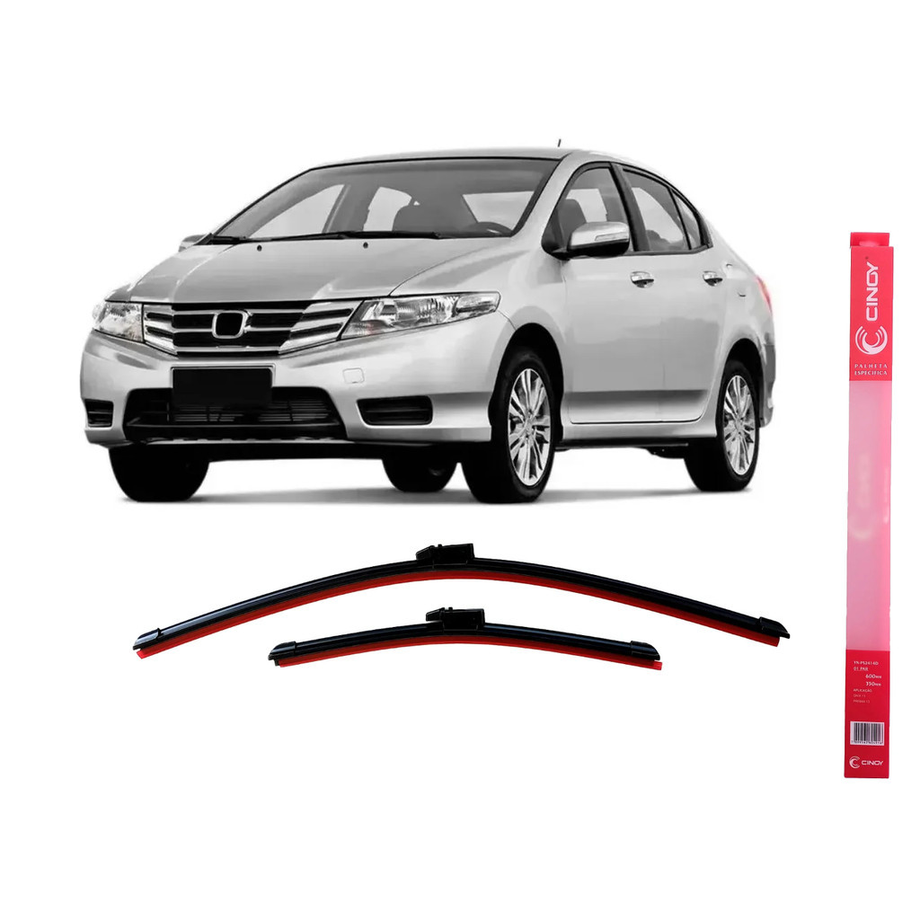 Palheta Parabrisa Honda Fit 2009 2010 2011 2012 2013 2014 City 2009 2014 em Oferta na Shopee