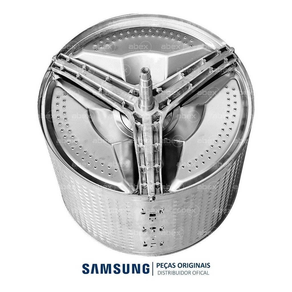 Cesto Inox Com Tripé Batedor Lava Seca Samsung WD103 WD106 WD10J WD10M WD11J WD1