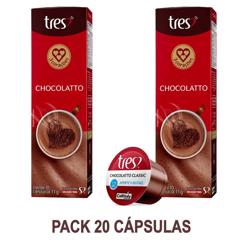 Cápsula Três Corações Chocolate: Onde Comprar | BuscaProdutos