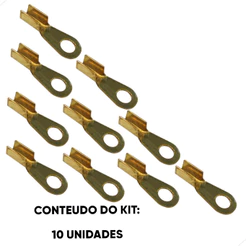 Kit Terminal Olhal 01/04 - 06.50 12.0 - 10 Unidades (kt10ete3027l) 71598