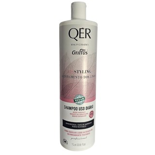 Shampoo Alinhamento dos Lisos Vegano Lisstyling QÉR Griffus 1L em Oferta na Shopee