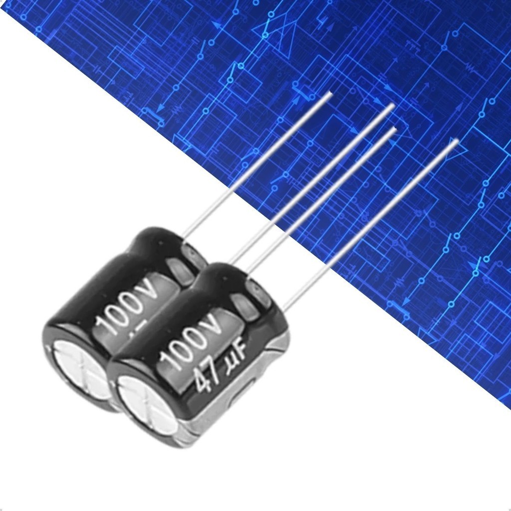 Detalhes do Kit 5 Capacitores Bipolar 47uf 100v 105°c Drivers Corneta