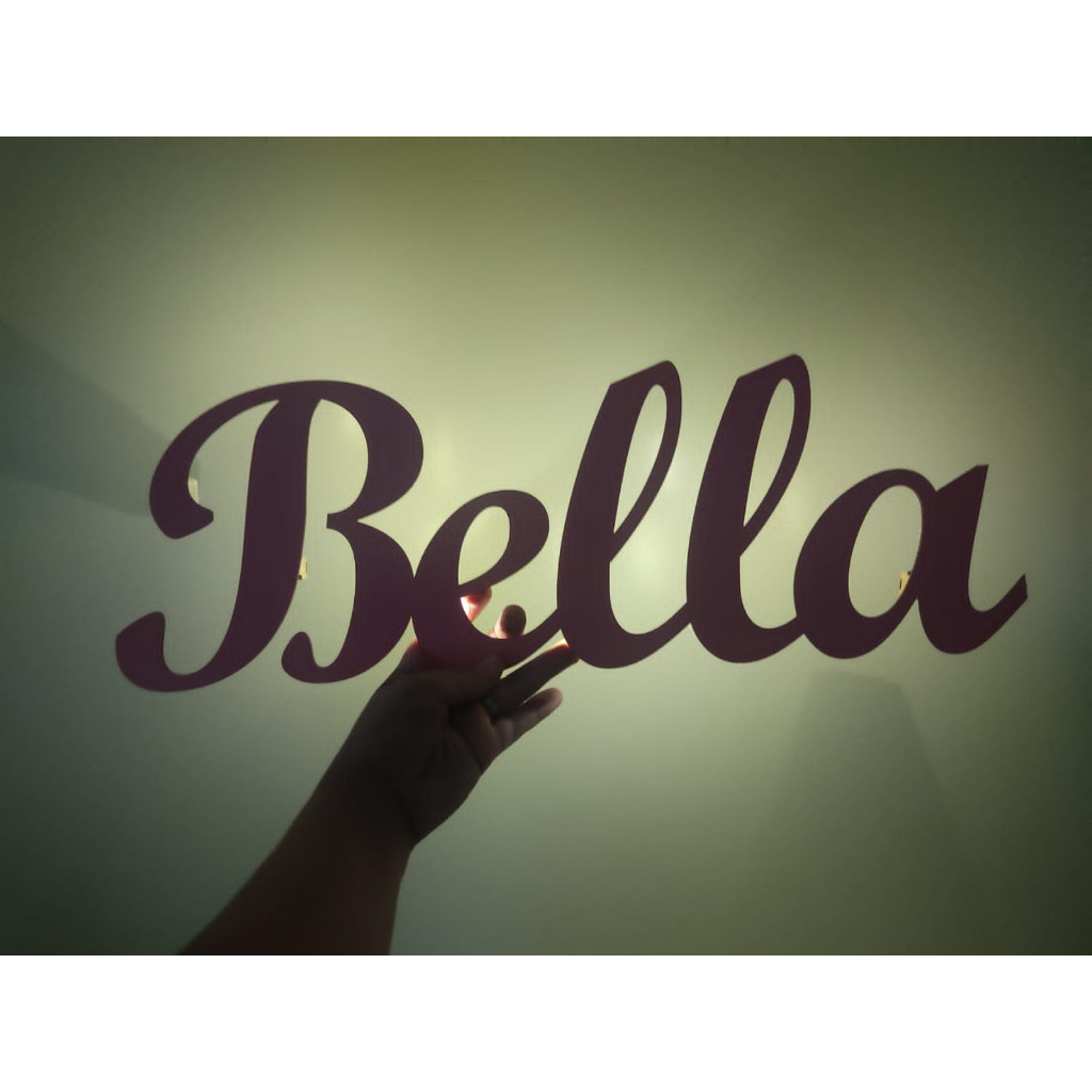 Luminária Nome Luminoso com LED 50cm Extra Grande em Oferta na Shopee