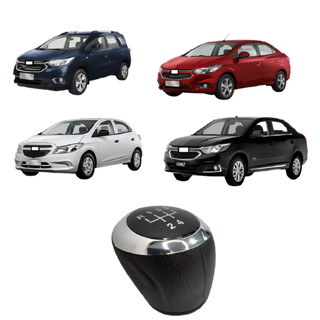 Bola Cambio Marcha Onix Prisma Cobalt Spin Sonic Preta Aro Cromado em Oferta na Shopee