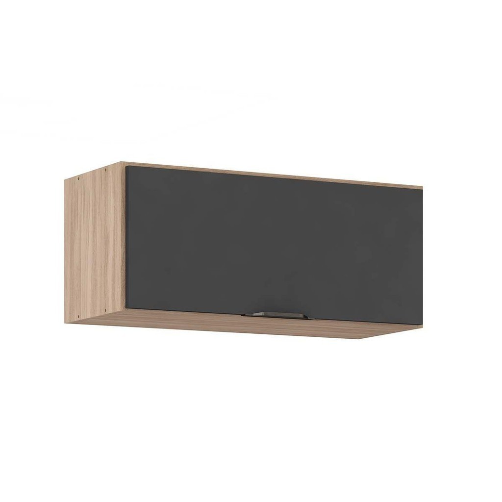 Armário Aéreo p/ Cozinha Firenze 1 Porta Basculante 70cm Avena/Grafito - Demóbile em Oferta na Shopee