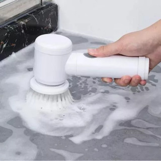 (Oferta)Escova Elétrica de Limpeza 5 em 1 Sem Fio Limpador Multiuso Prático Com Mais Duas ...