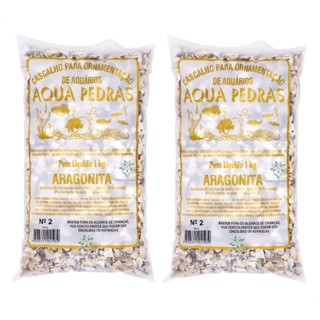 2kg Aragonita Concha Moída Nº 2 Substrato Alcalino Aquários em Oferta na Shopee