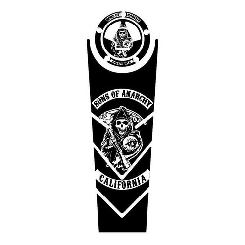 Protetor Tanque Kawasaki Vulcan 650 Sons Of Anarchy Resinado