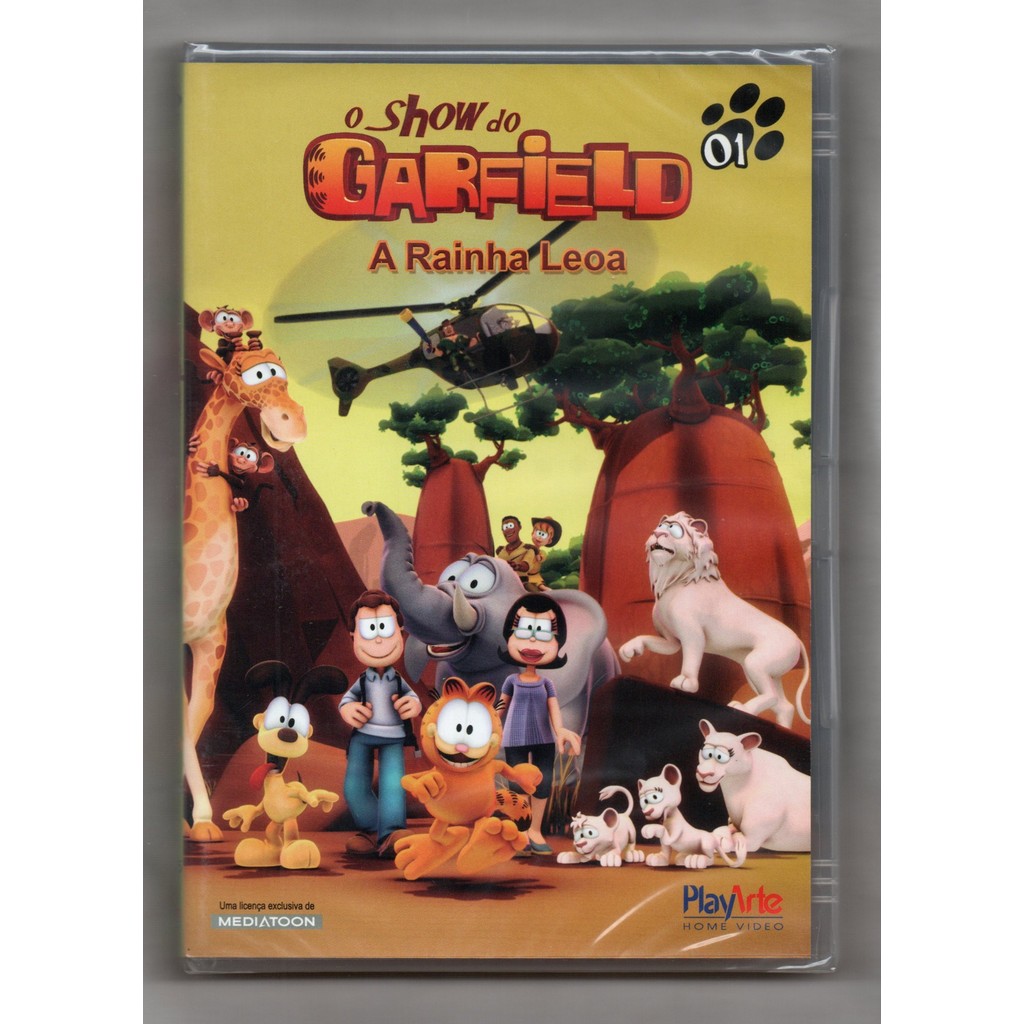 O Show Do Garfield Dvd Vol. 01 A Rainha Leoa