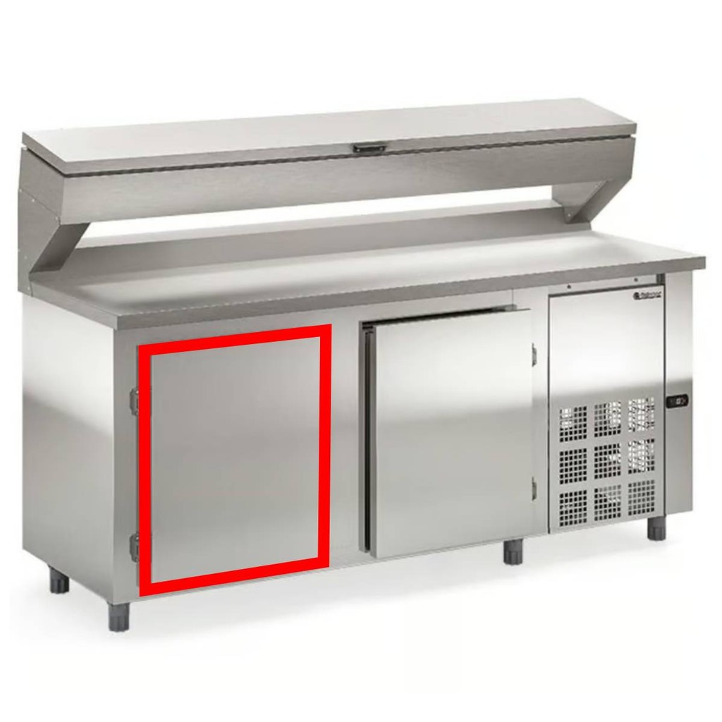 Gaxeta Balcão Refrigerado GEPV-175 Para Gelopar Porta 52x60