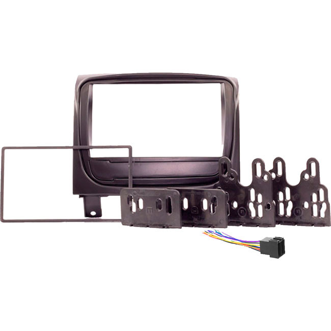 Kit Moldura Painel 7 Pol Palio Way 2014 2015 2016 2017 2018 2 Din Preto Chicote Som Japonês Chinês em Oferta na Shopee