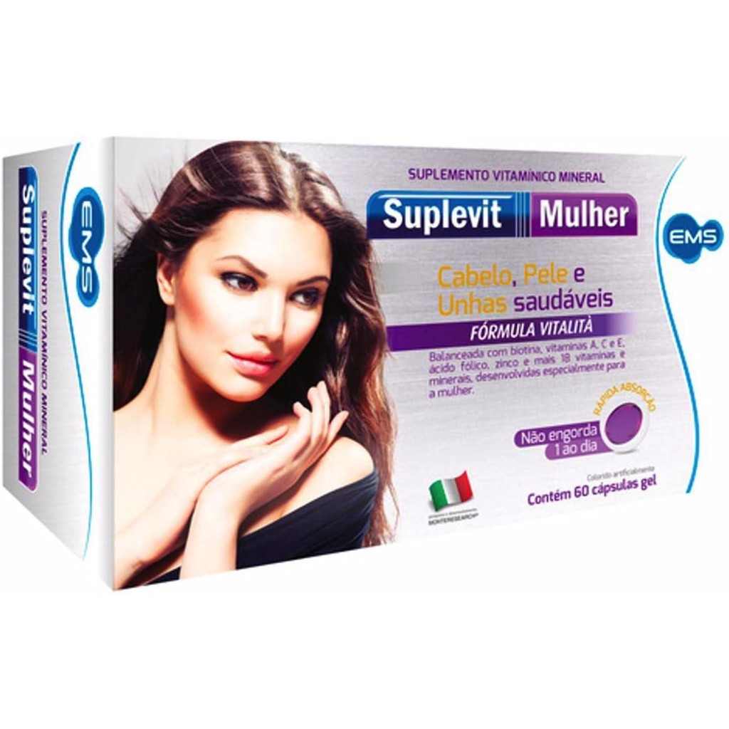Suplevit Mulher 60 Capsulas Ems