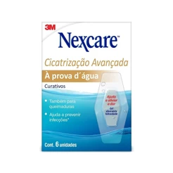 Curativo Nexcare Cicatrizacao Avancada a Prova D'Agua 6 Unidades