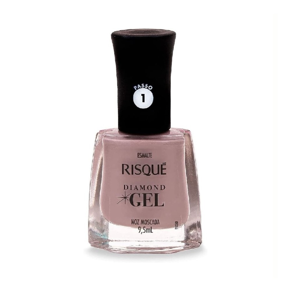 Esmalte Cremoso Risque Diamond Gel Noz Moscada 9,5ml - Beauty