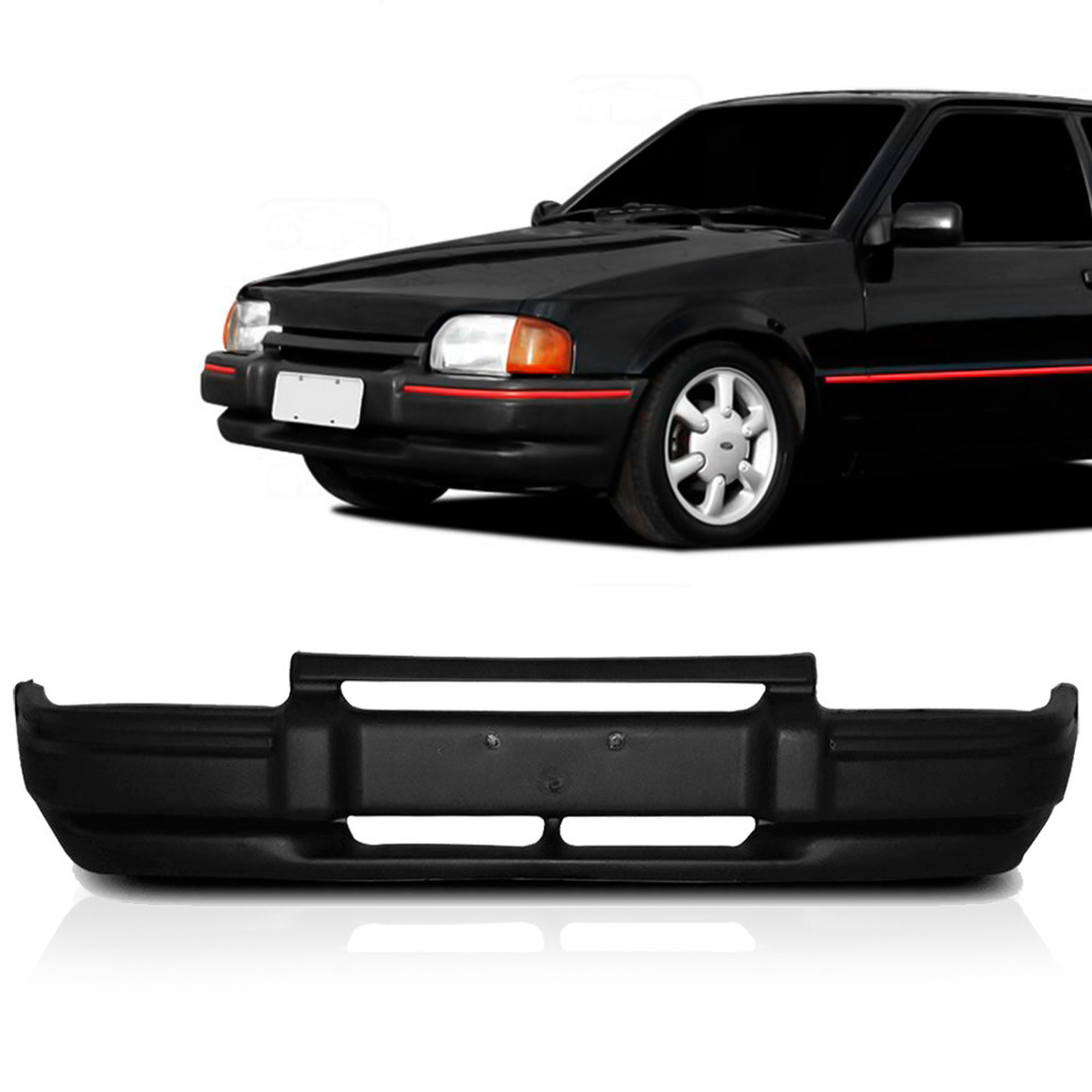Parachoque Dianteiro Escort 87 88 89 90 91 92R3 Preto - Spare Parts and Accessories for Vehicles