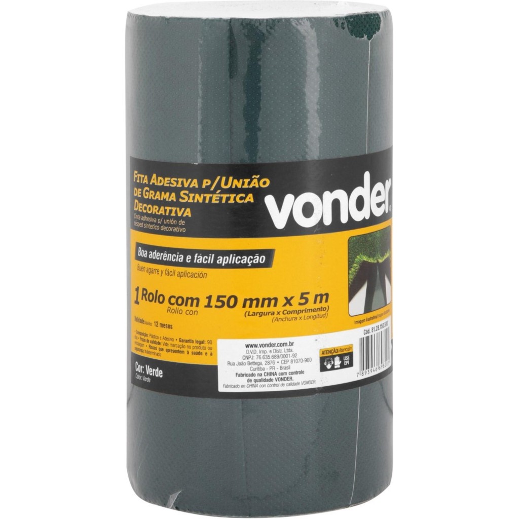 Fita Adesiva para União de Grama Sintética Decorativa Vonder