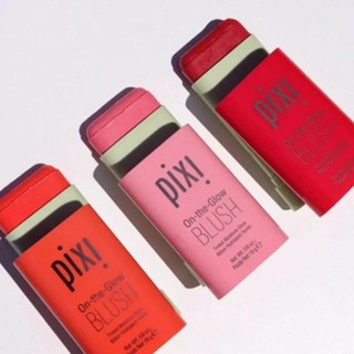 Pixi Make Up Funcional Blush Stick Easy Color Rouge Blusher Cream À Prova D'água Alta Colo...