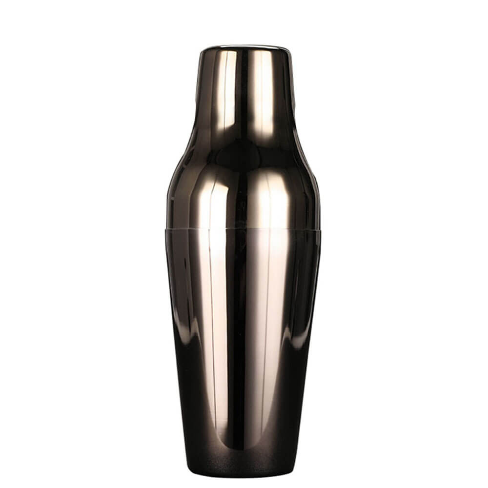 Coqueteleira Paris Em Inox Polido Black Titanium 650 ml