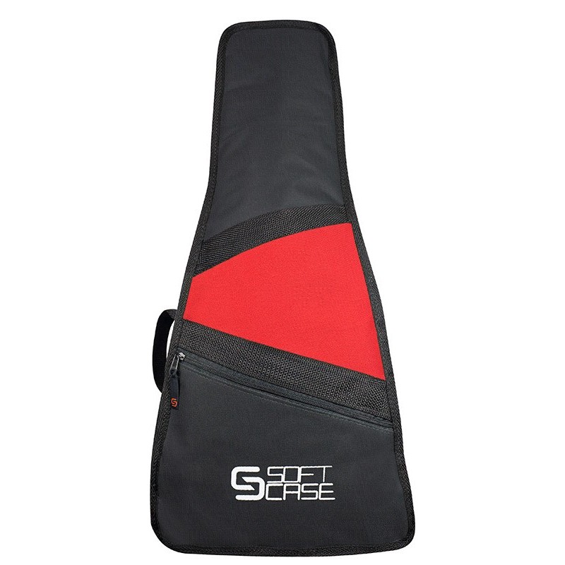 Capa Banjo e Bandolim Soft Case Start Almofadada Detalhe Vermelho