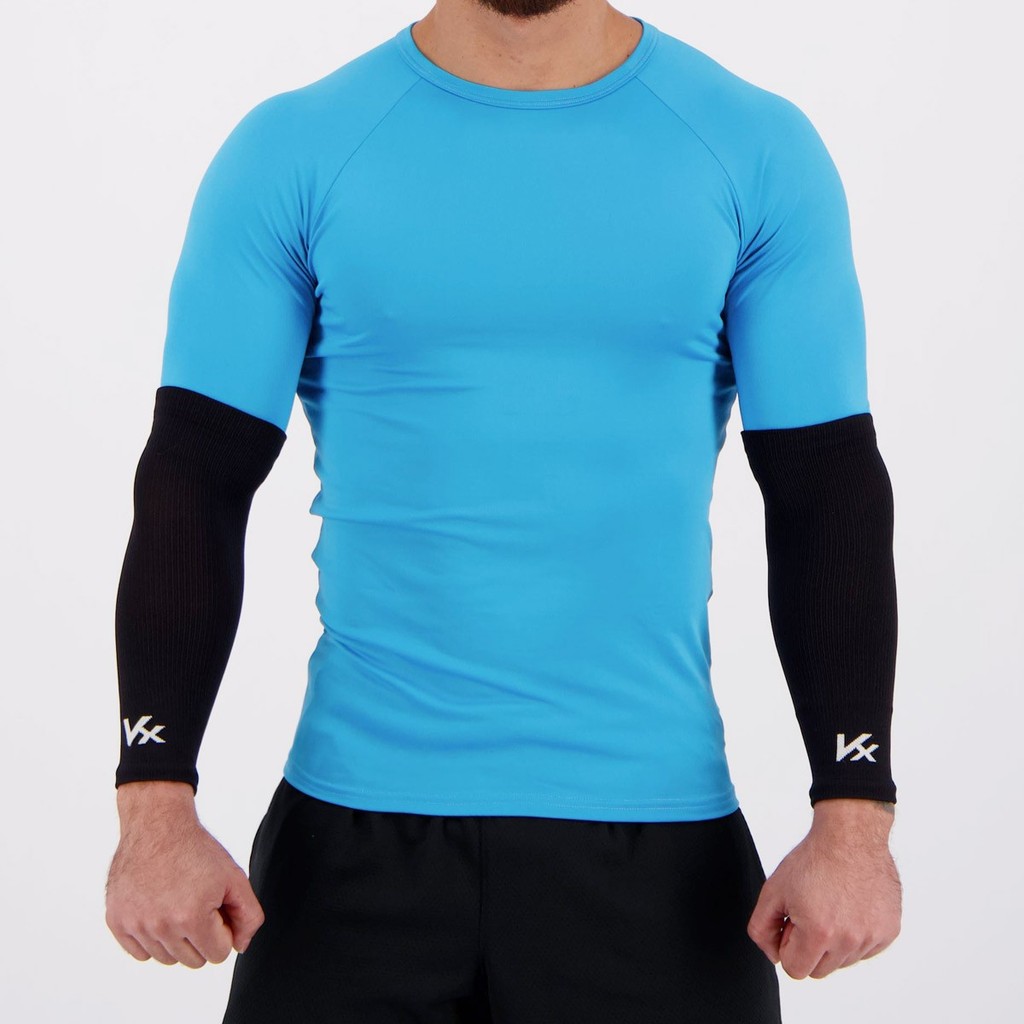 Manguito Kanxa Essential Sport Vôlei Curto Preto em Oferta na Shopee