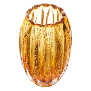 Vaso Lyor Italy de Vidro Âmbar 11cm x 17cm em Oferta na Shopee