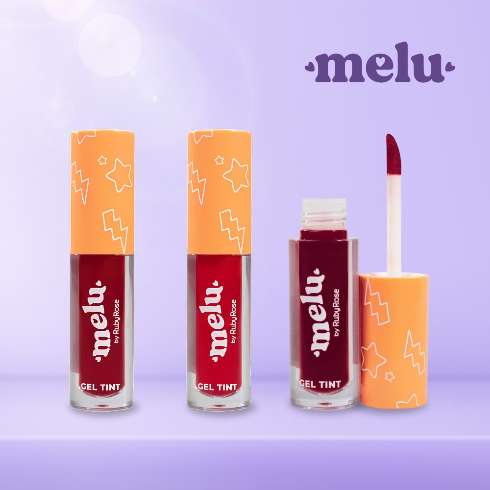 Lip Tint Gel Labial Melu Brilho Labial Lábios Corados Ruby Rose Bochecha Alta Pigmentação Secagem Rápida Versátil
