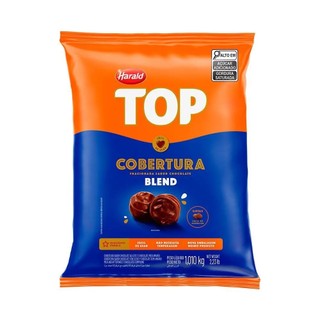 Cobertura Fracionada Gotas Blend Top Harald 1,01Kg em Oferta na Shopee