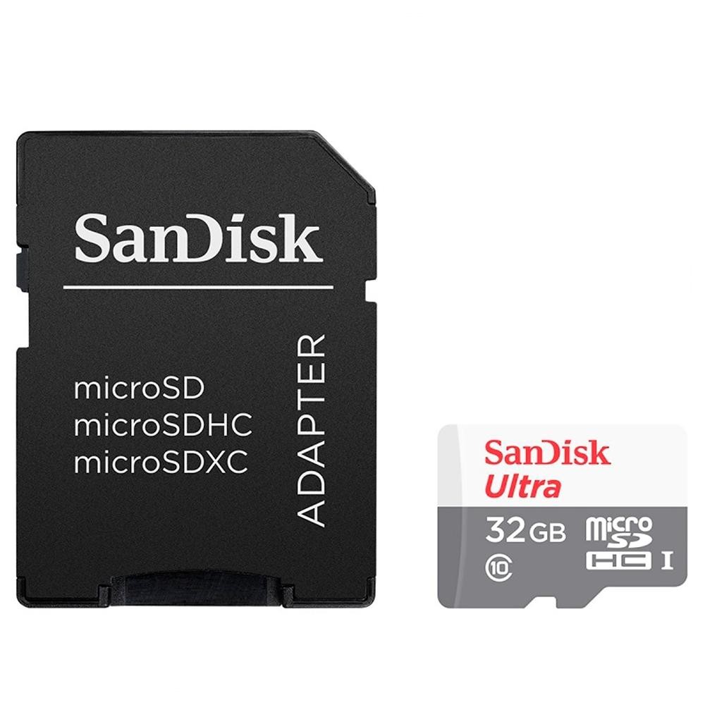 CARTÃO MEMÓRIA SANDISK MICRO SD HC 32GB 100MB/S UHS-I SDSQUNR-032G