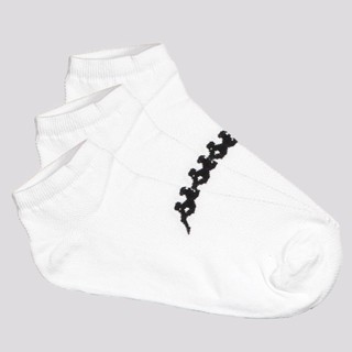 Kit Meia Kappa 3 Pares Sapatilha Branca e Preta em Oferta na Shopee