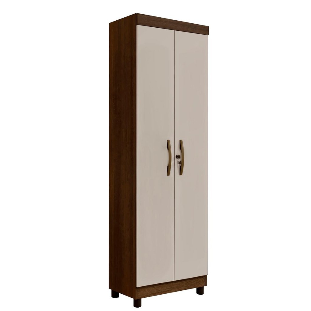 Armario Multiuso New Roma com 2 Portas e Chaves em Oferta na Shopee