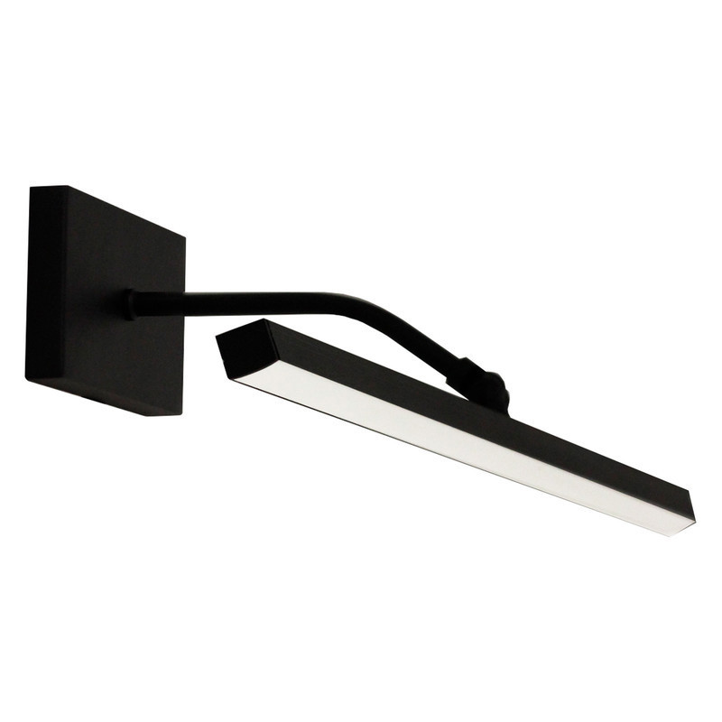 Luminária Arandela Quadro Espelho LED 3000K Preto 110V