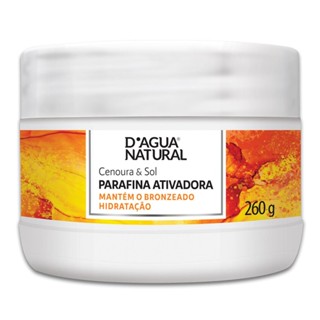 Dagua Natural Cenoura e Sol Parafina Ativadora 260g Mantém o Bronzeado Hidratação em Oferta na Shopee