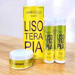 Kit Crescimento Acelerado Lisoterapia Força Capilar Completo Shampoo + Condicionador + Máscara Hidratação