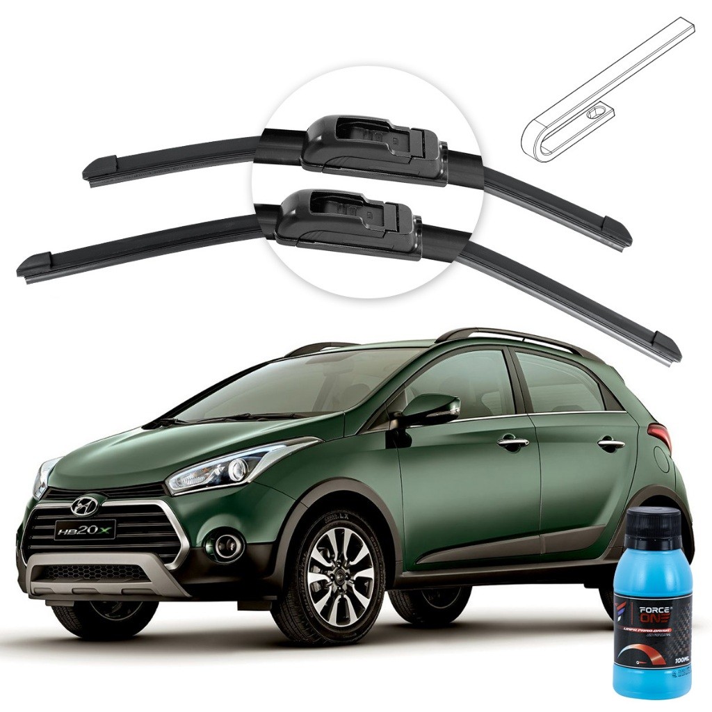 Limpador de Parabrisa Hyundai HB20 / HB20X ano 20 a 2024 em Oferta na Shopee