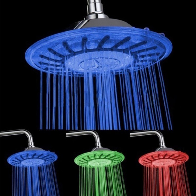 Ducha 10500 Ducha De Chuveiro Com Led Com Sensor De Cor Automática / Sensor De Temperatura Para Banheiro