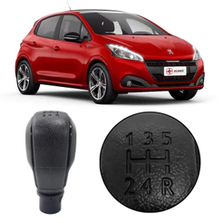 Manopla Cambio Manual Peugeot 208 Bola 5 Marchas 2014 2015 2016 2017 2018 2019 2020 Emborrachado