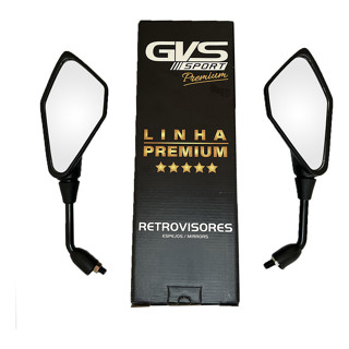 Retrovisor Z400 Kawasaki Yamaha Gvs Lente Convexa Premium em Oferta na Shopee
