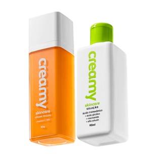 Kit Creamy Skincare Vitamina C Tranexâmico (2 produtos) em Oferta na Shopee