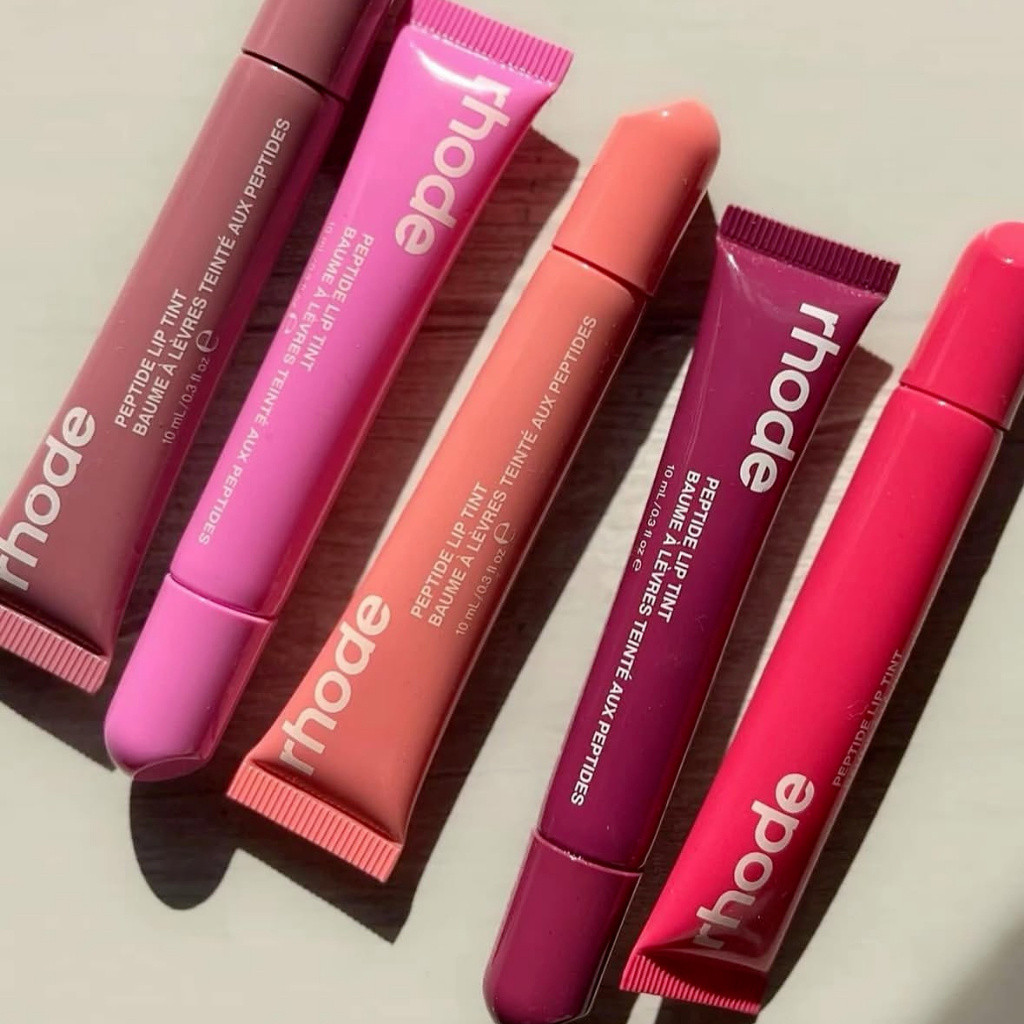 Rhode Bálsamo labial colorido/brilho labial/Gel para cuidados com os lábios hidratante de longa duração em Oferta na Shopee